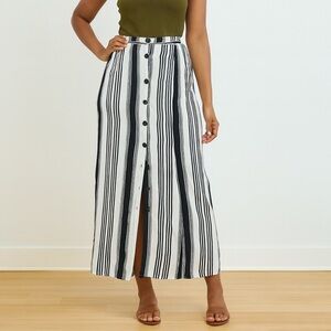 White and black skirt